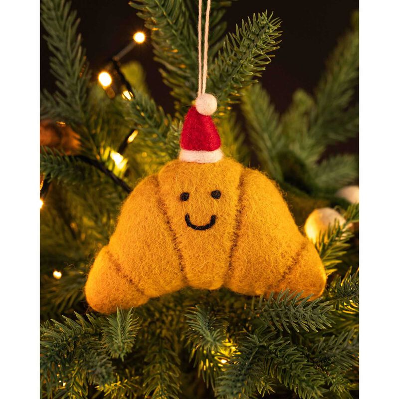 Amica Felt Christmas Croissant 9cm image number 1